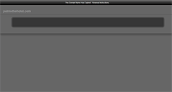 Desktop Screenshot of palmsthehotel.com